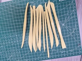 Set 10 herramientas plasticas para ceramica